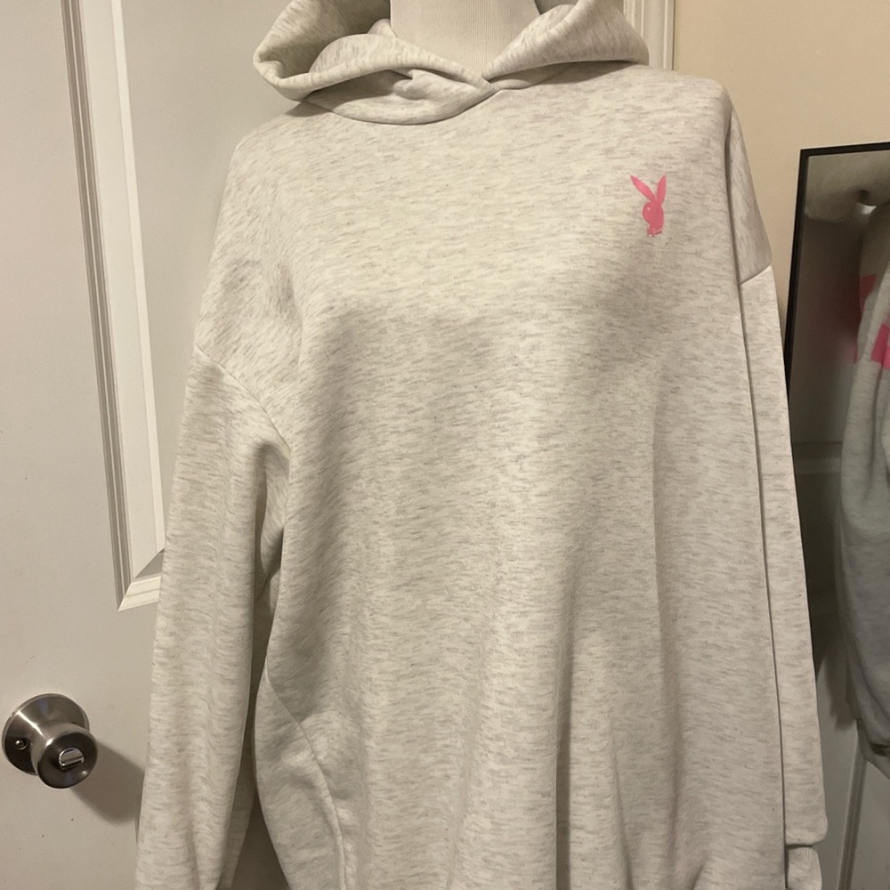Playboy Women's Gray Hoodie